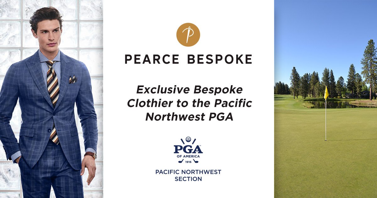 Pearce Bespoke Portland Named Exclusive Bespoke Clothier to the Pacific Northwest PGA